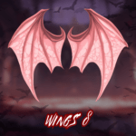 8x Vtuber Vampire Wings