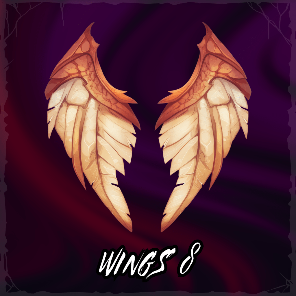 8x Vtuber Demon Wings