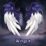 8x VTuber Gothic Wings