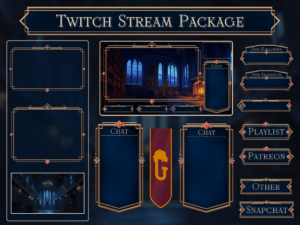 Gryffindor house Stream Overlay