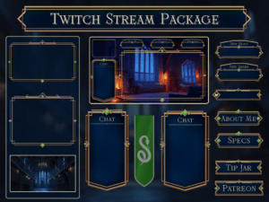 Slytherin Animated Overlay Hogwarts