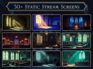 Gryffindor house Stream Overlay