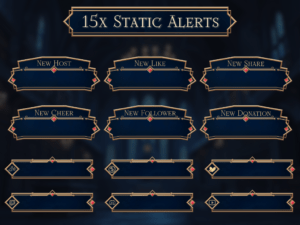 Gryffindor house Stream Overlay