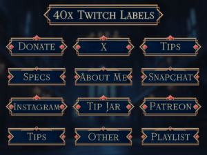 Gryffindor house Stream Overlay