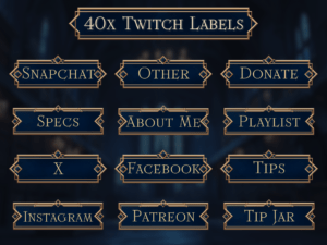 Ravenclaw House Twitch Overlay