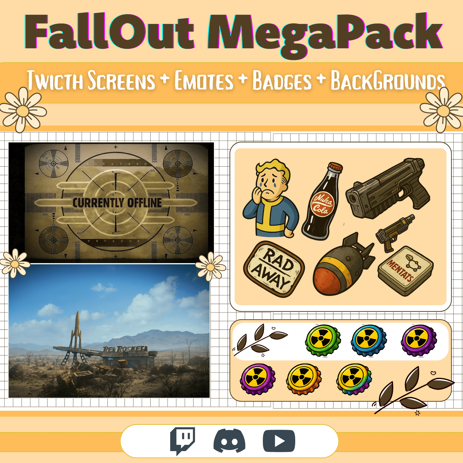 Mega Pack - Fall Out for Twitch/Vtubers/Gamers
