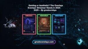 Three digital overlay designs with website link
