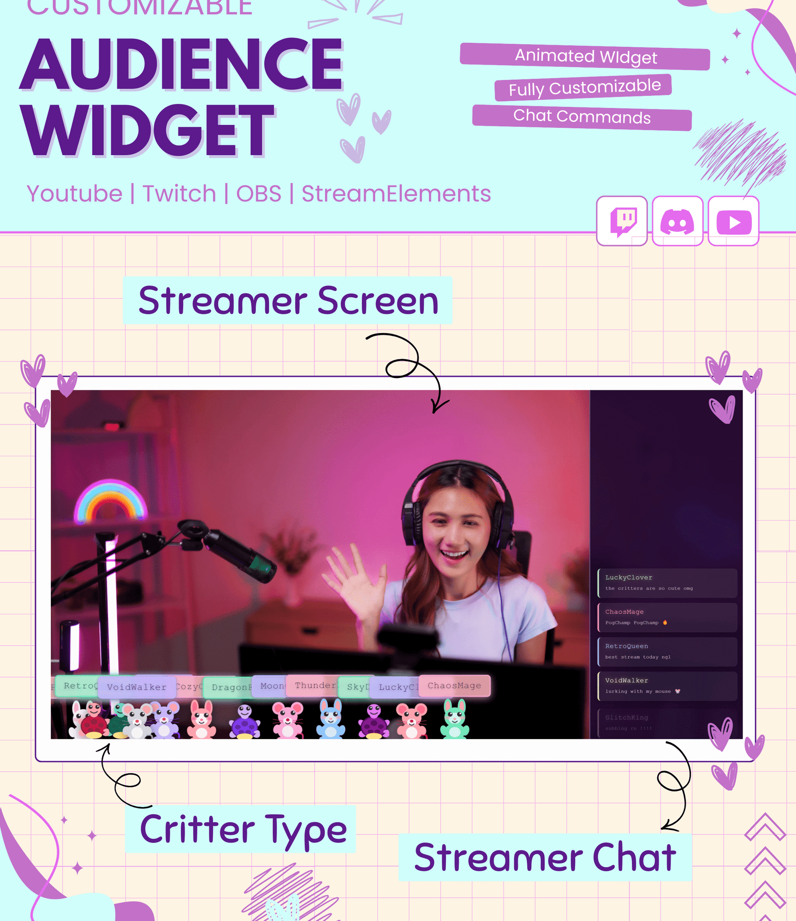 Twitch Interactive Audience Widget Streamelements